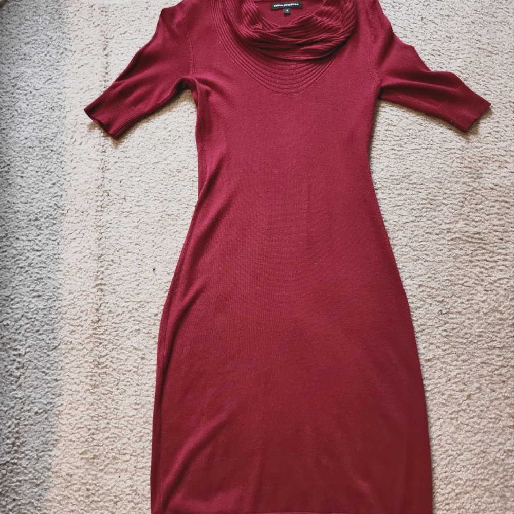 Express Studio Chic fitted sweater dress